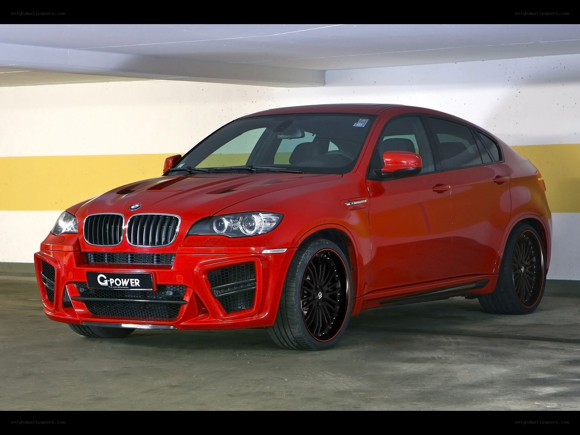 Red BMW X6 G-Power