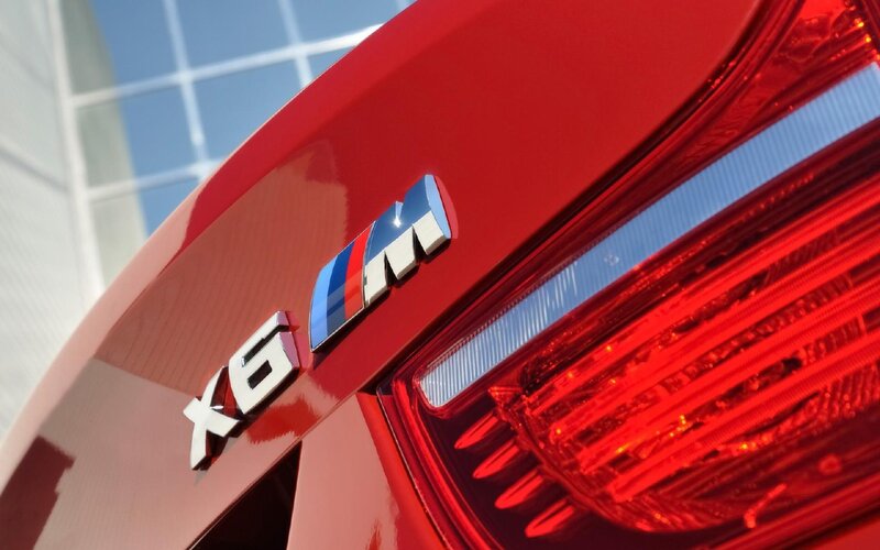 Red BMW X6 M — Dramatic, Afternoon, Photograph, Car