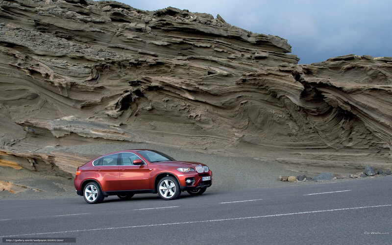 Red Bmw X6 Suv — Dramatic, Photograph