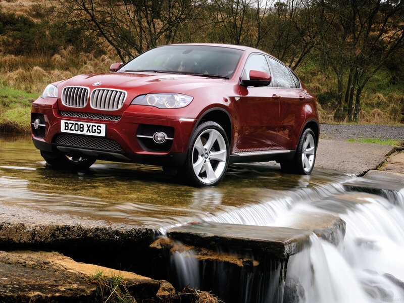 Red Bmw X6 Suv — Dramatic