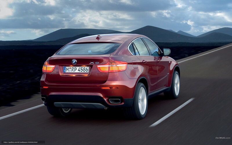 Red BMW X6
