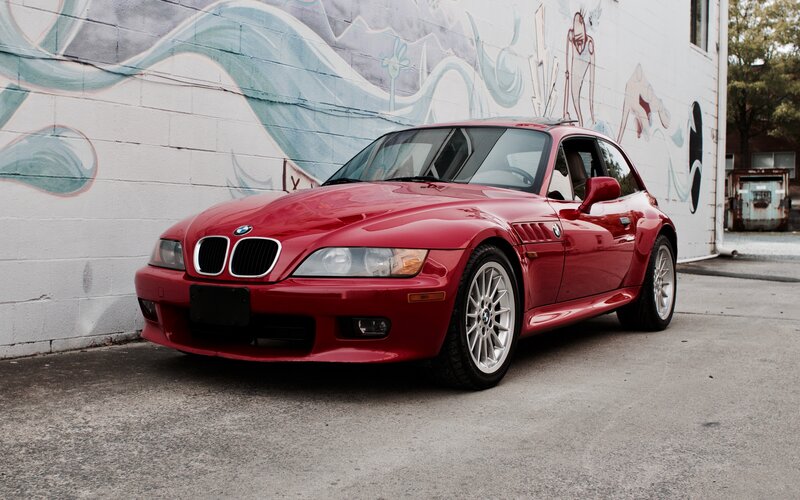 Red BMW Z3 Coupe