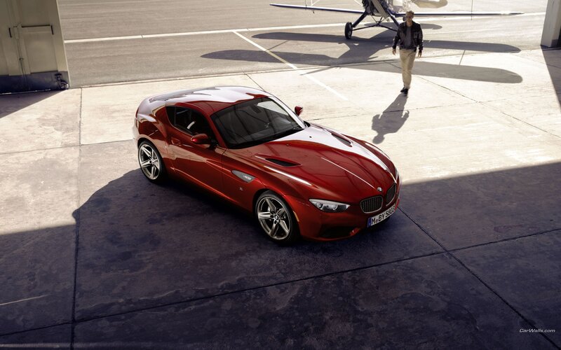 Red Bmw Z4 Car — Dramatic, Afternoon