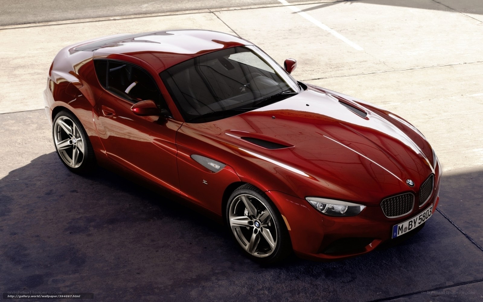Red BMW Z4 Concept Car