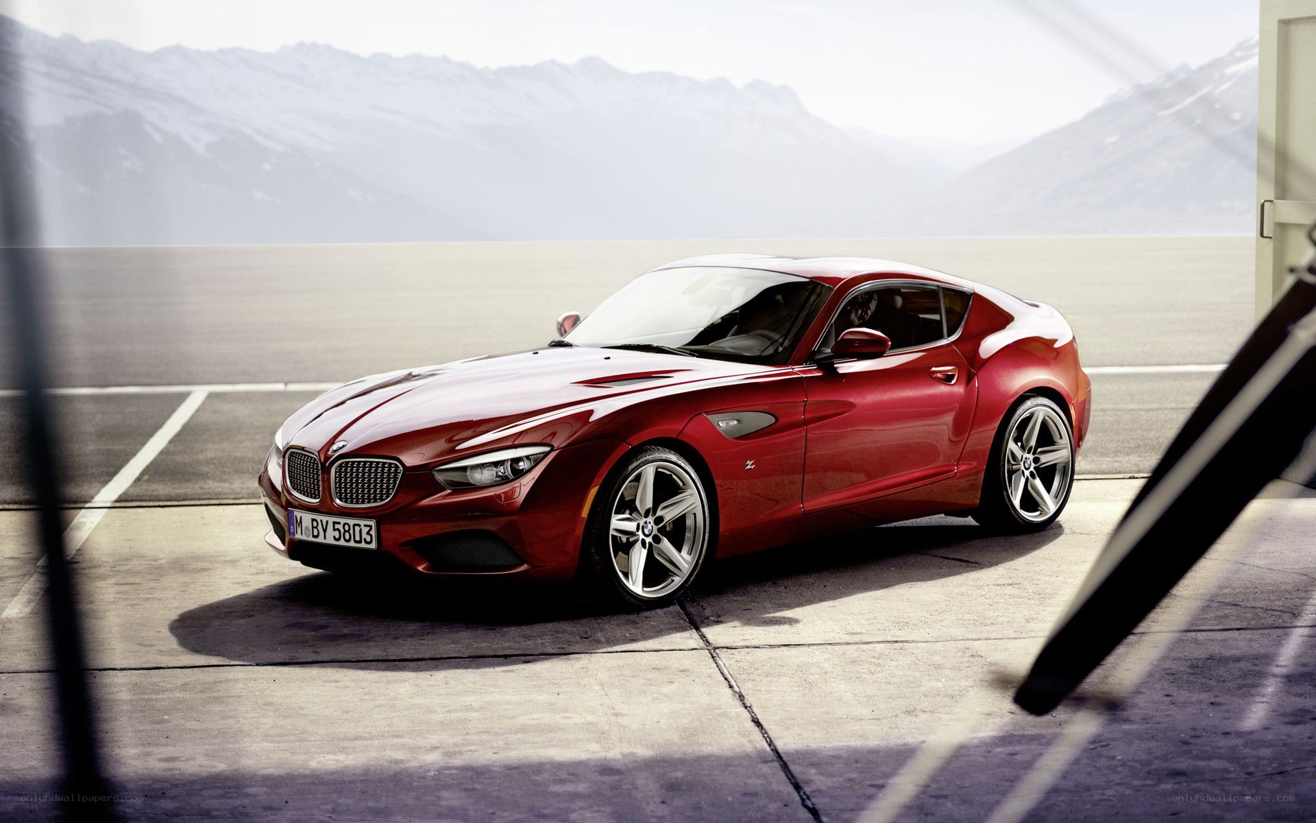Red BMW Z4 Coupe