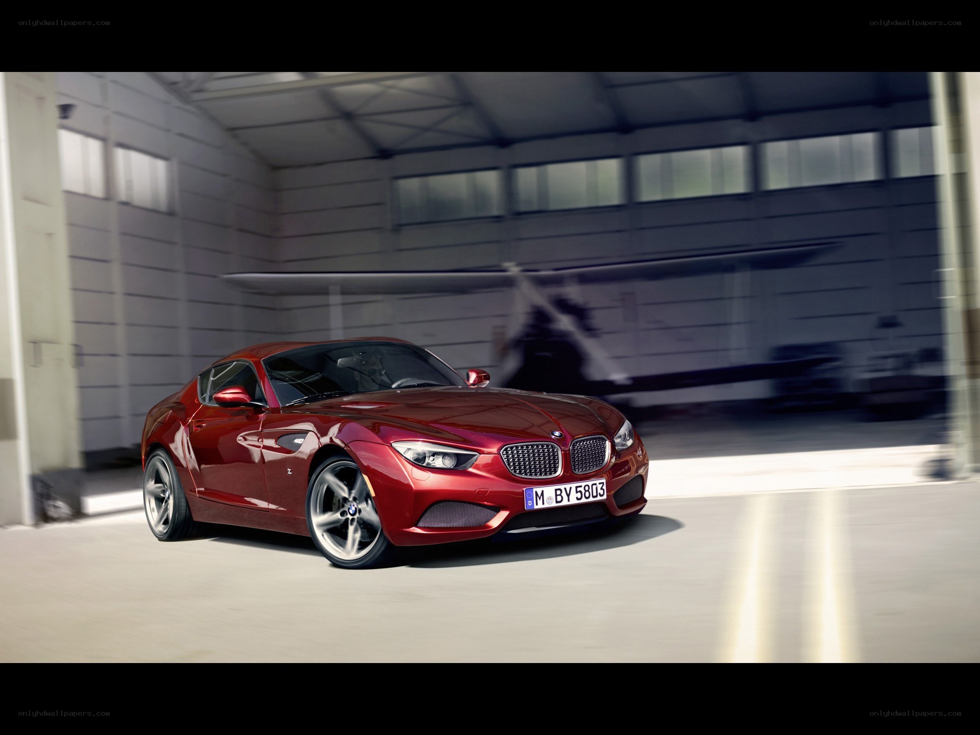Red BMW Z4 Coupe