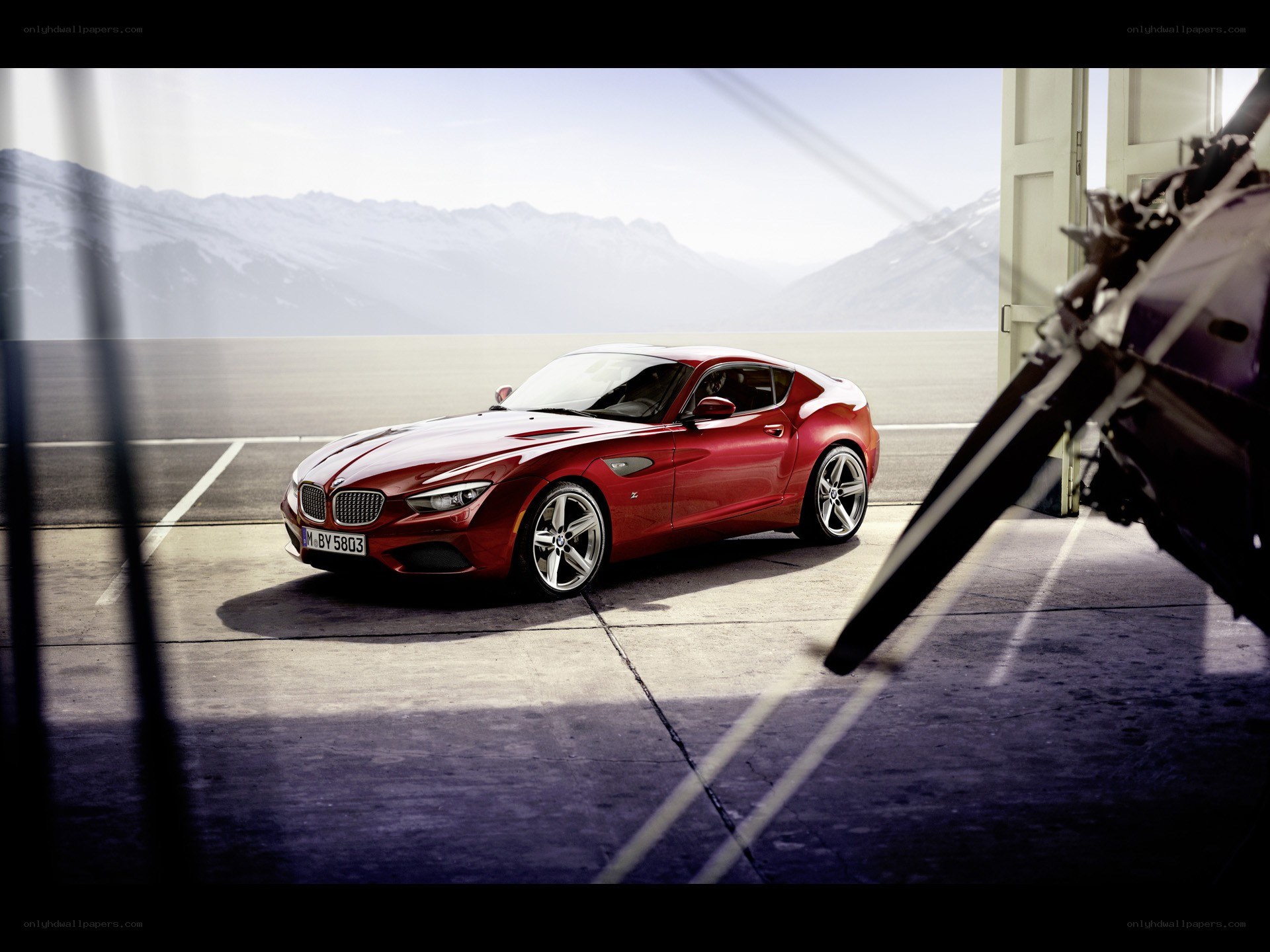 Red BMW Z4 Coupe