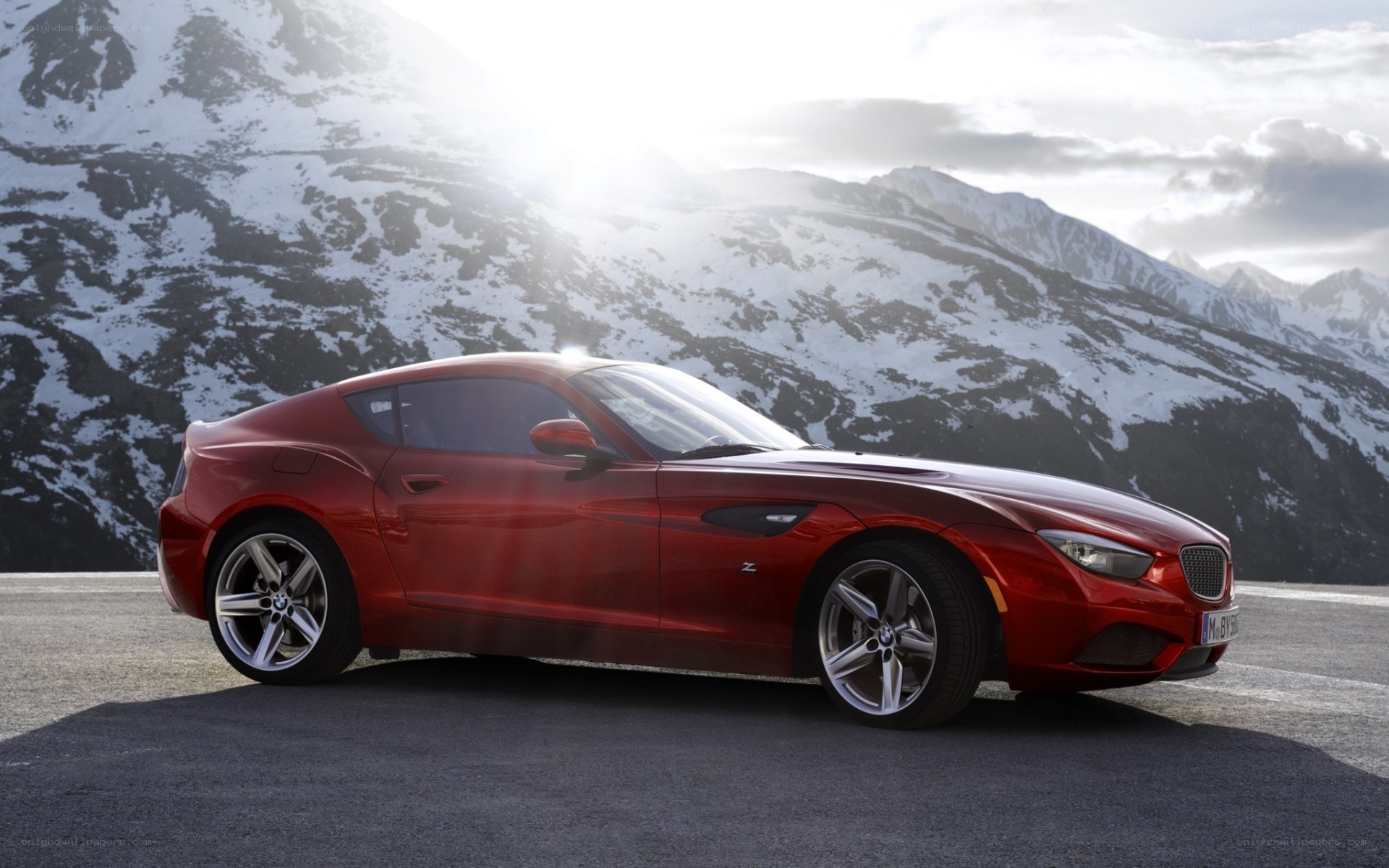 Red BMW Z4 Coupe