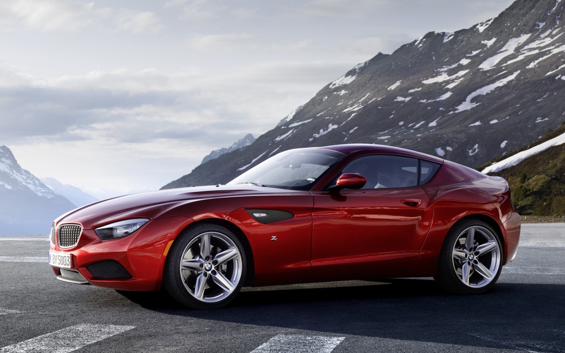 Red BMW Z4 Coupe