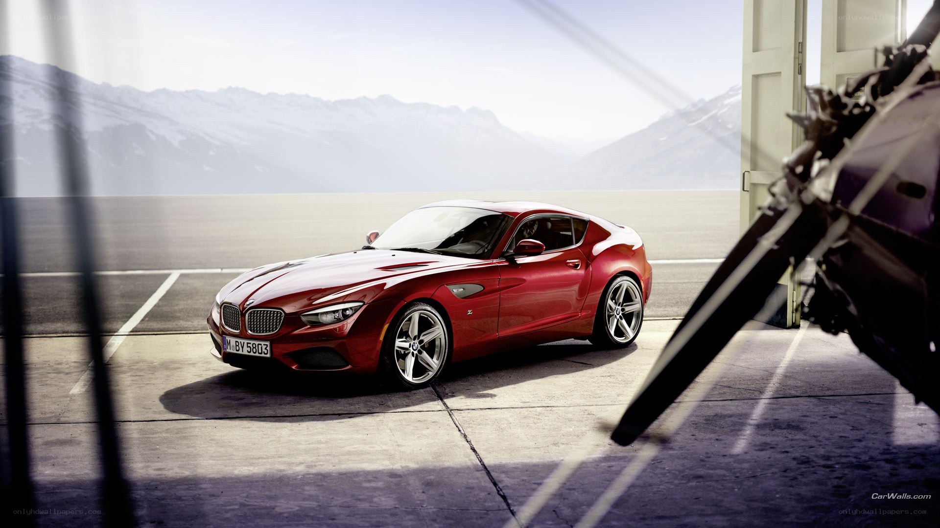 Red BMW Z4 Coupe
