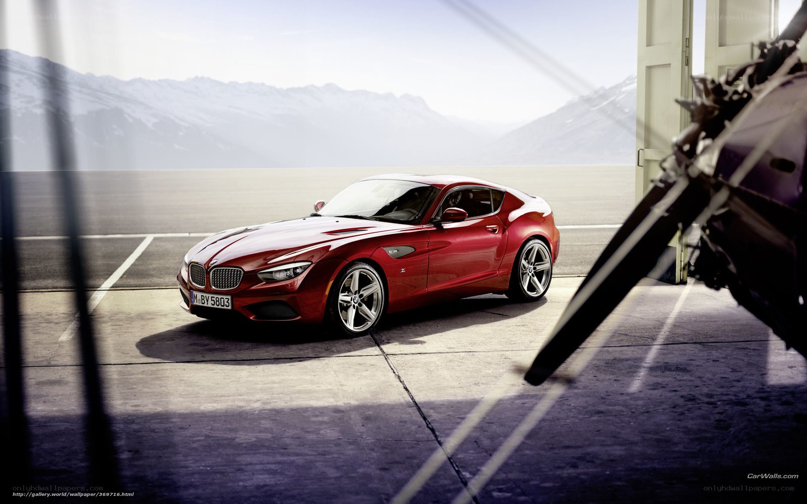 Red BMW Z4 Coupe