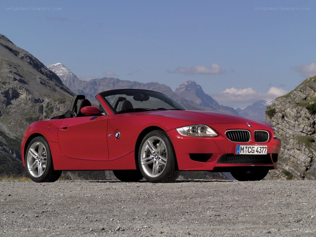 Red BMW Z4 M Roadster