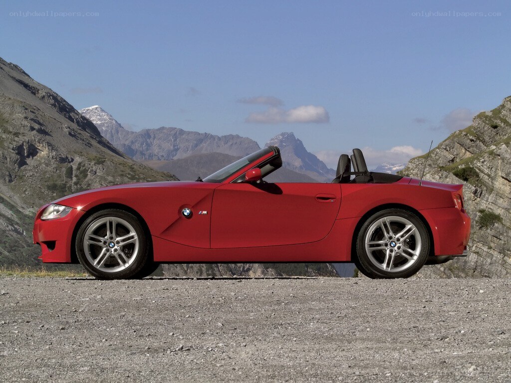 Red BMW Z4 M Roadster