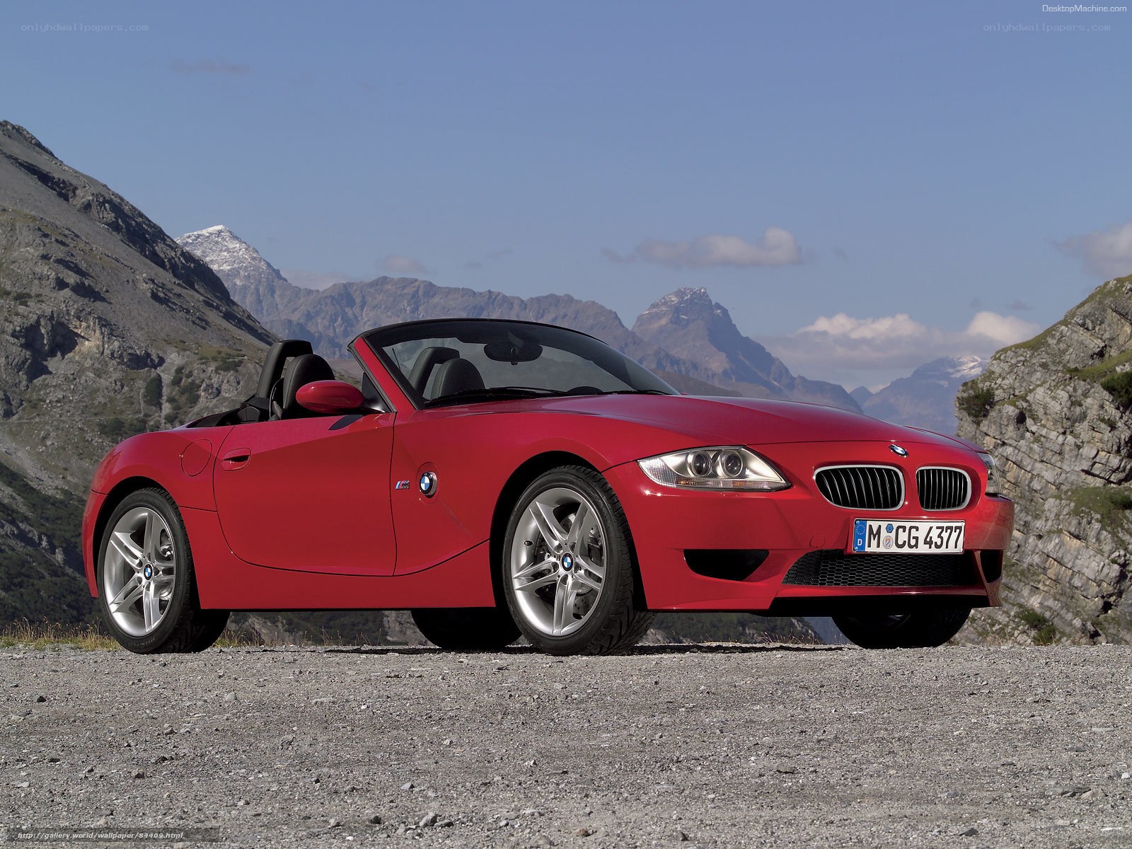 Red BMW Z4 M Roadster