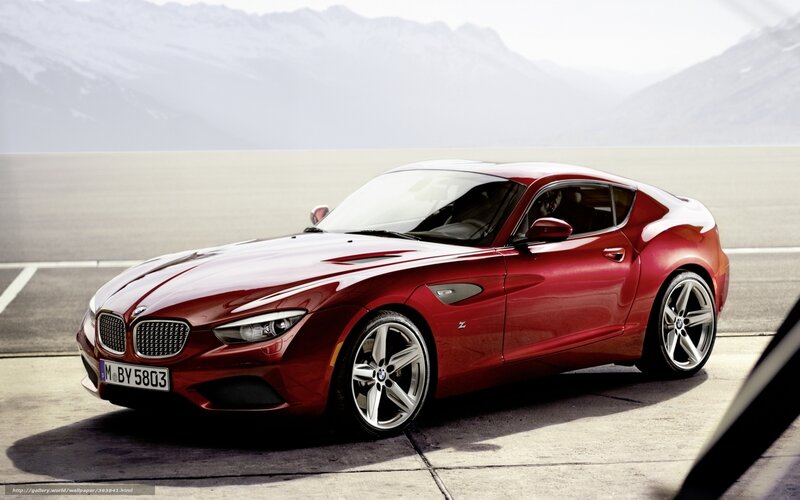 Red Bmw Z9 Sports Car
