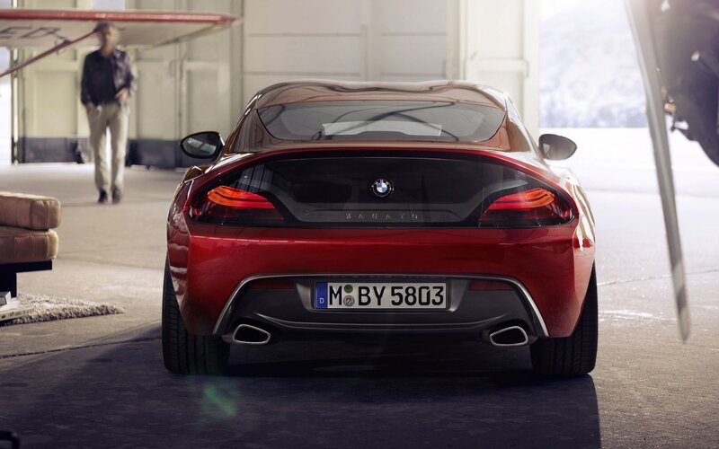 Red Bmw Zagato Car — Dramatic