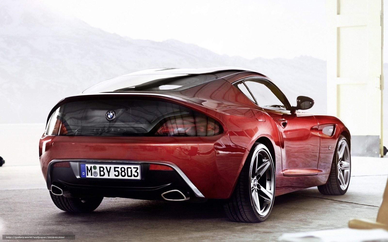 Red BMW Zagato Coupe