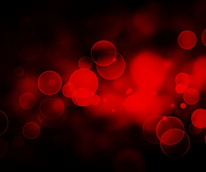Red bokeh circles abstract