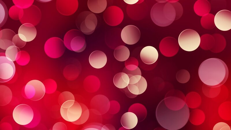 red bokeh light circles