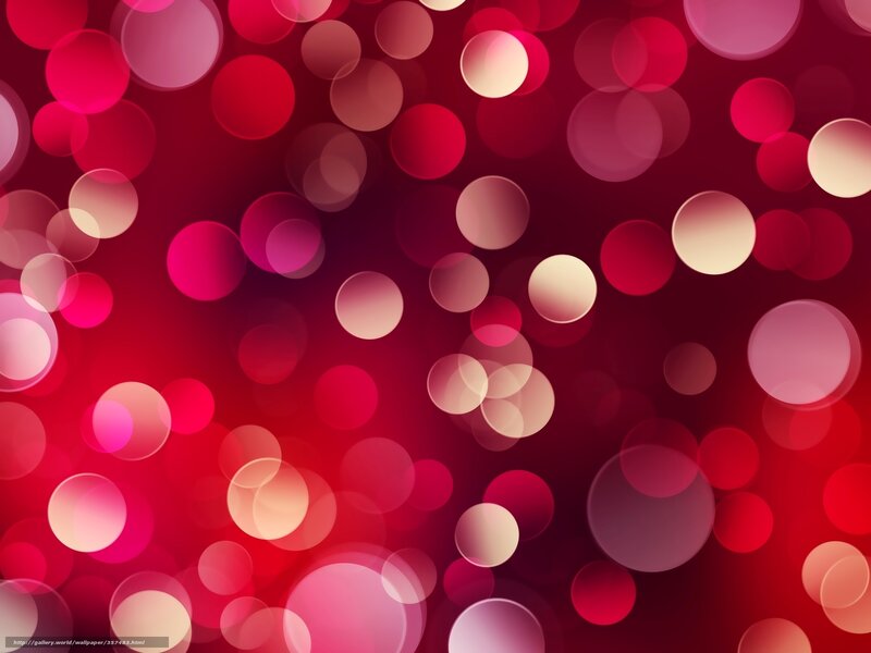 red bokeh light circles