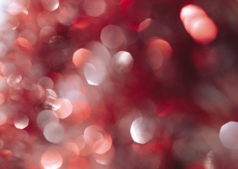 red bokeh lights abstract