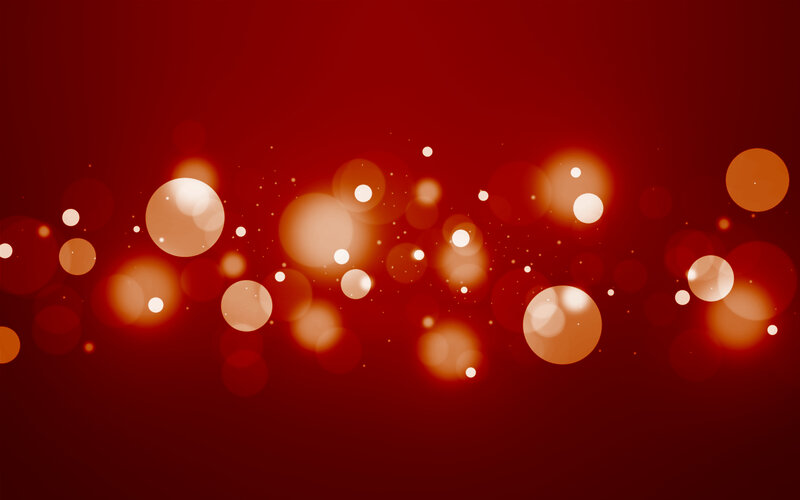 red bokeh lights background