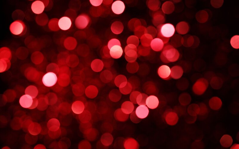 red bokeh lights background