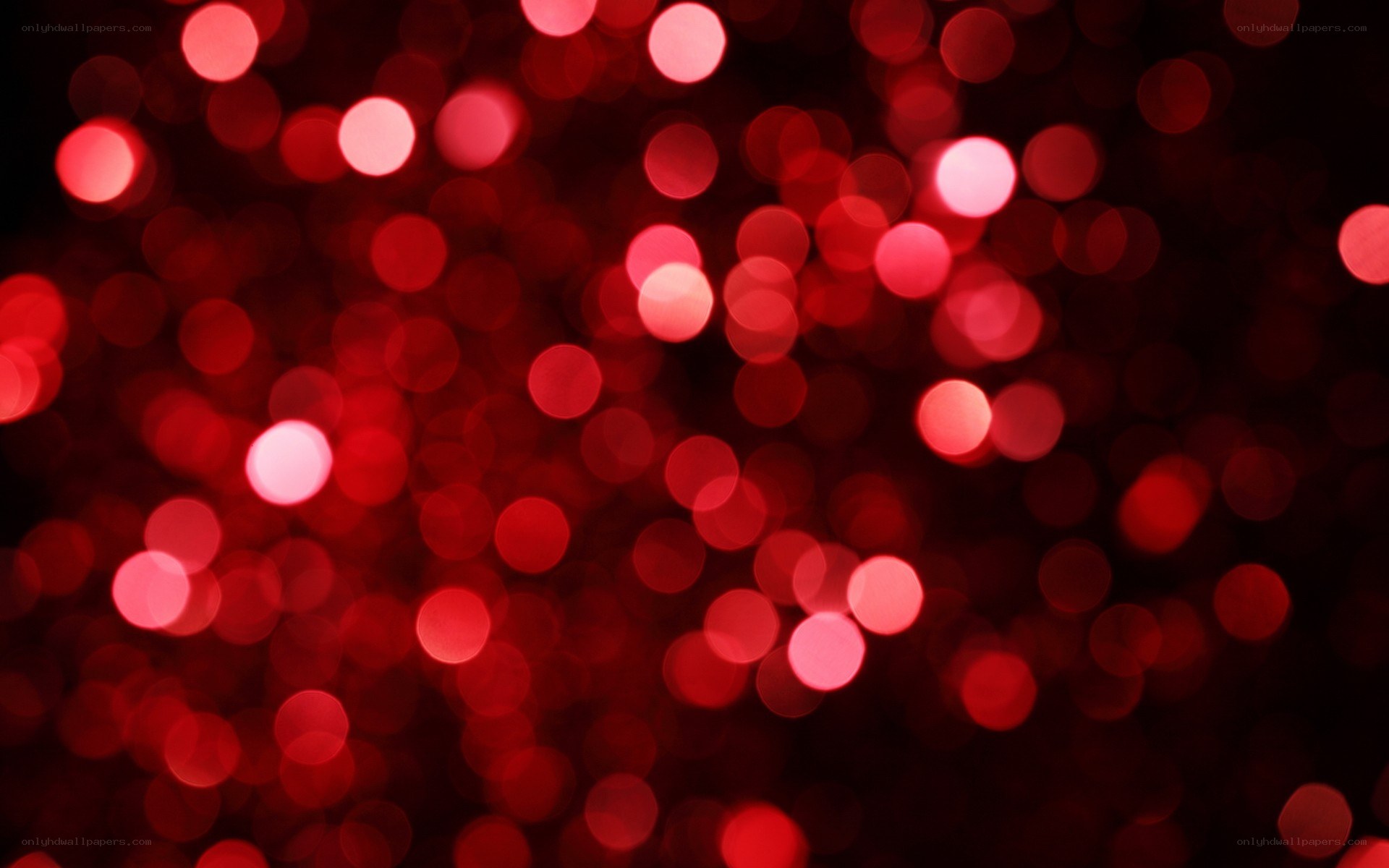 red bokeh lights background