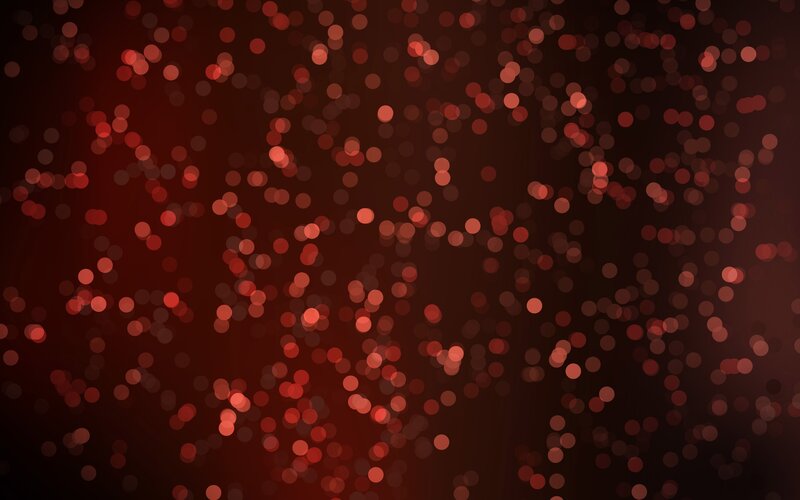 Red Bokeh Lights — Dark Background