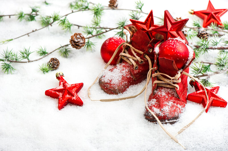 Red Boots in Snow