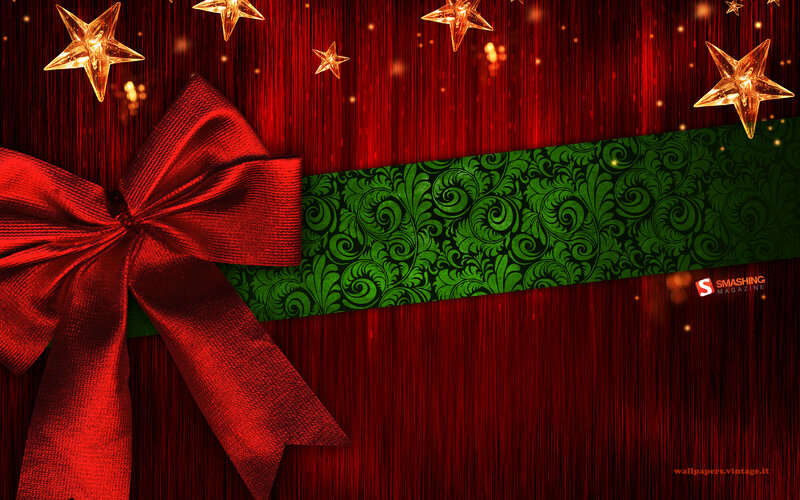 Red Bow on Gift