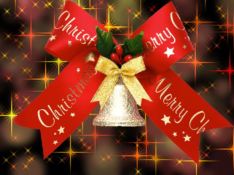 Red Bow with Bell