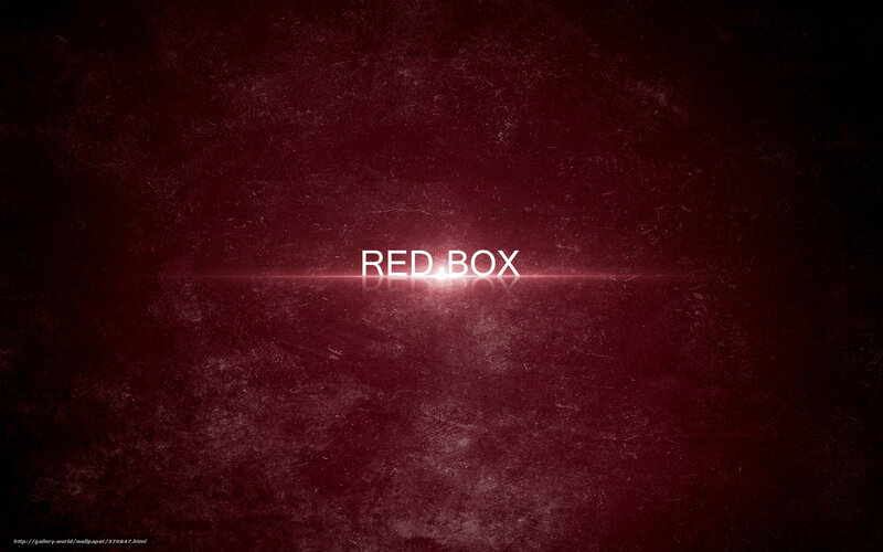 Red Box Text Art