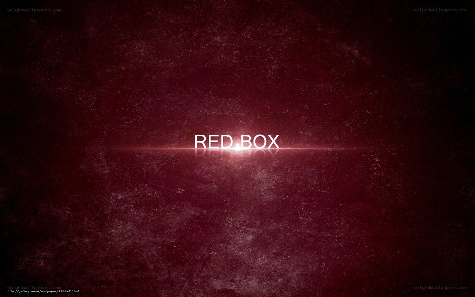 Red Box Text Art
