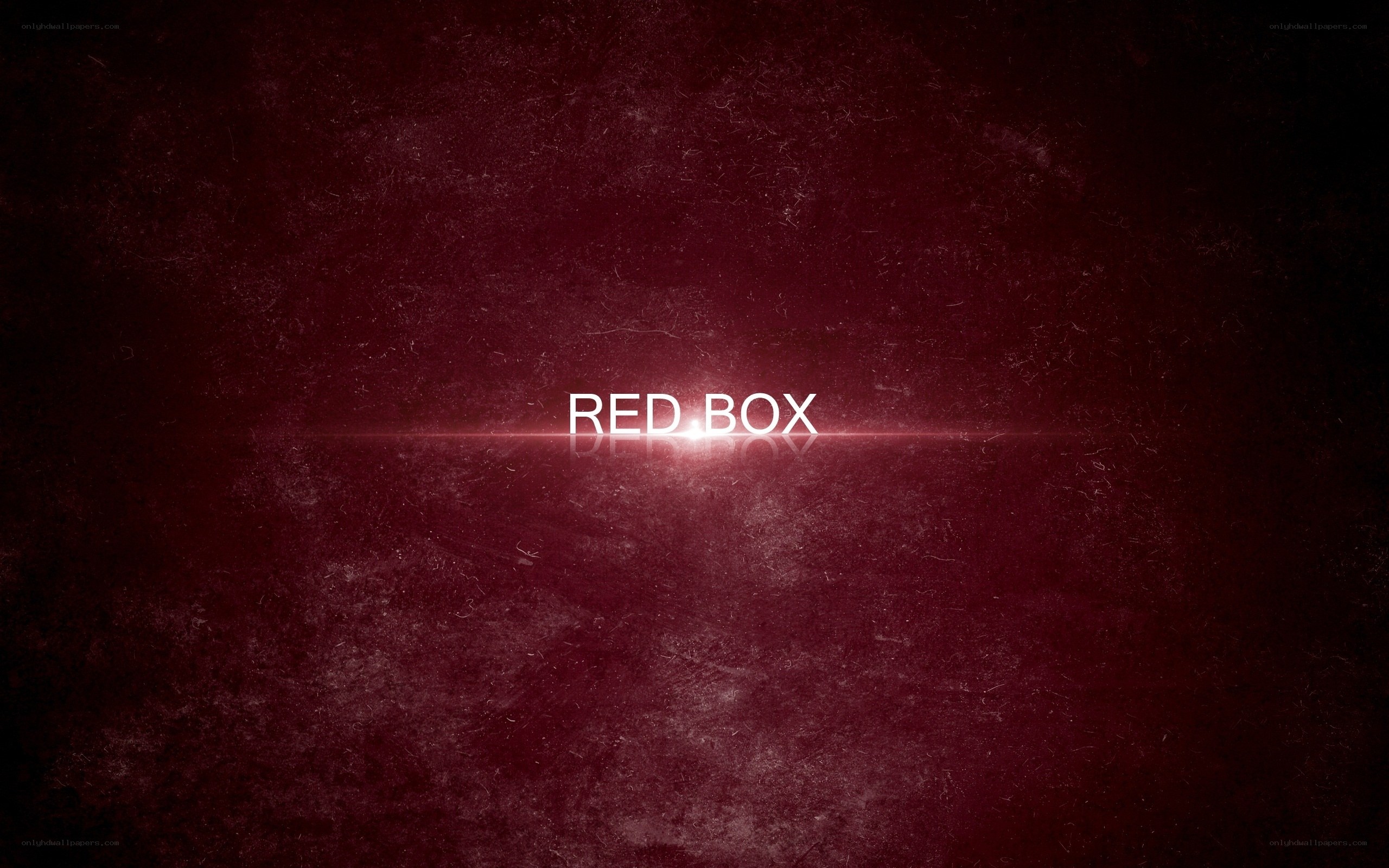 Red box text on dark background