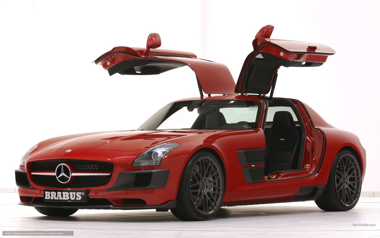Red Brabus Mercedes-AMG SLS