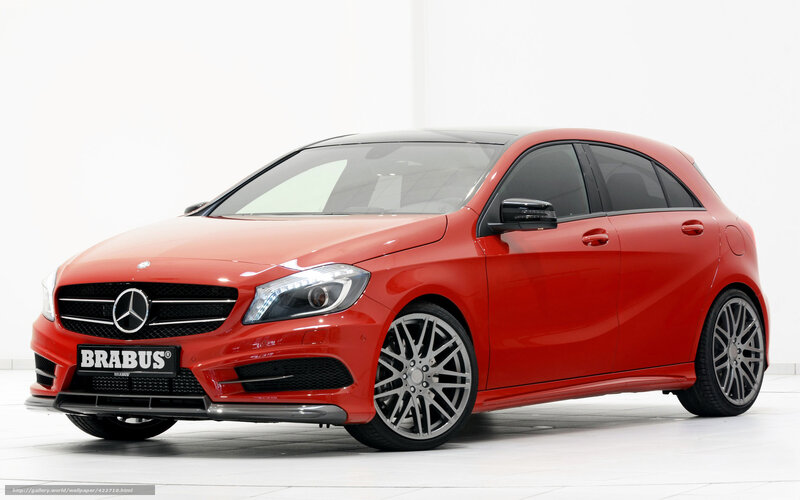 Red Brabus Mercedes-Benz A-Class