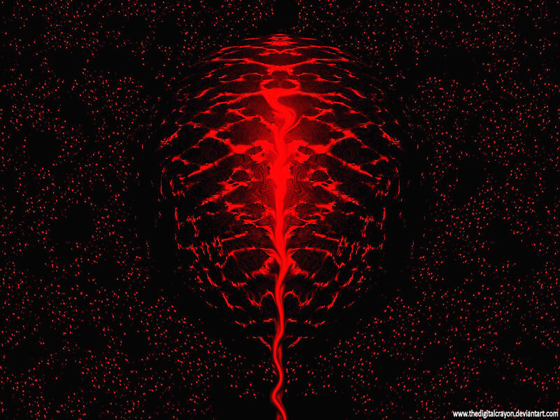 Red Brain-like Structure