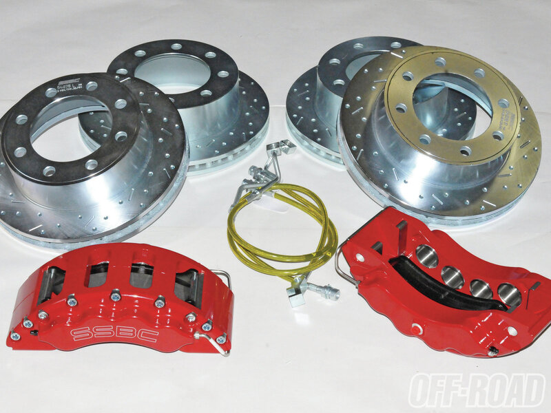 Red Brake Calipers and Rotors