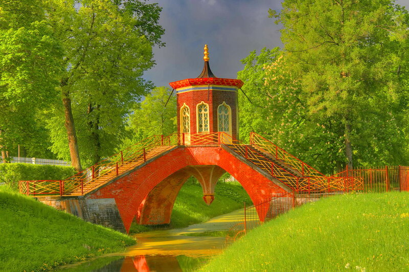 Red Brick Bridge — Green