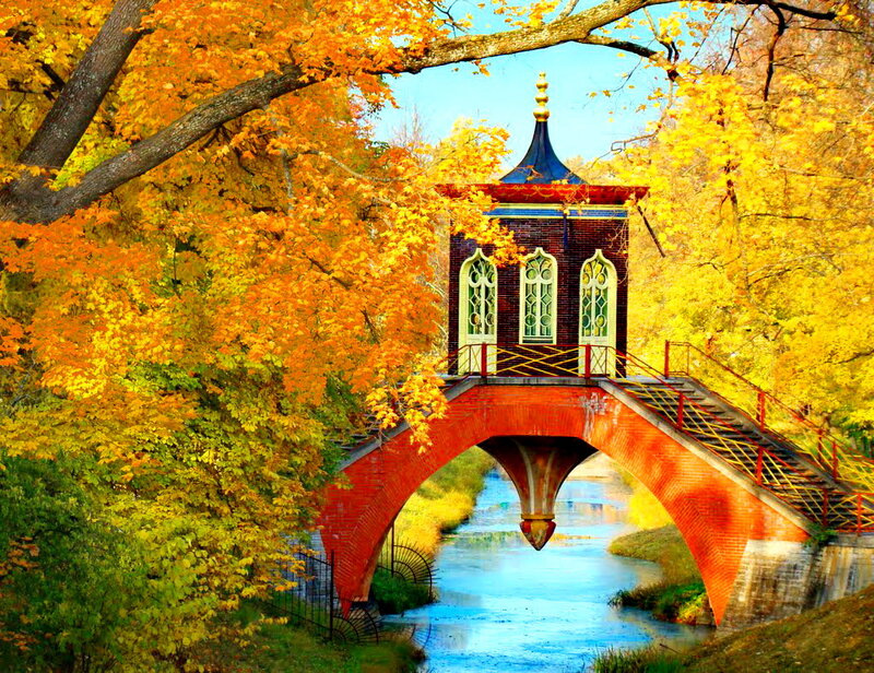 Red Brick Bridge — Orange