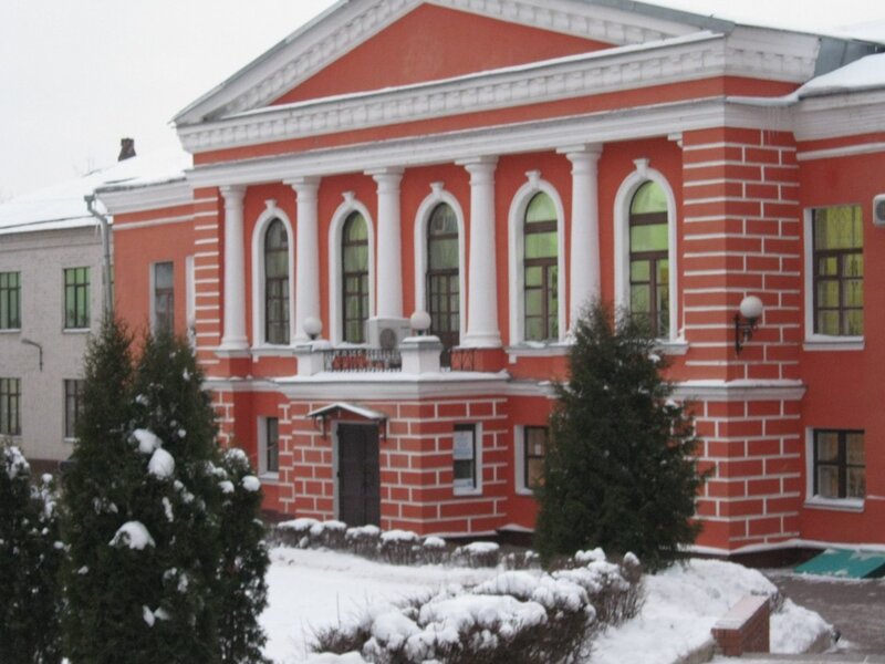 Red Brick Building — Calm, Winter