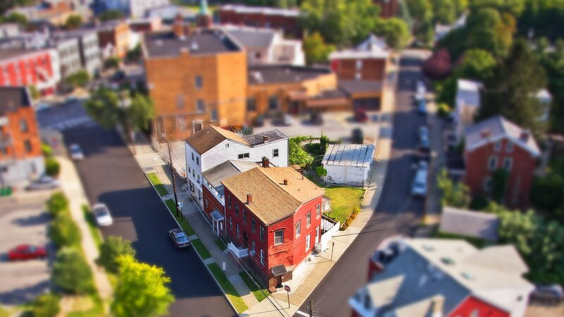 Red Brick Building Complex — Calm