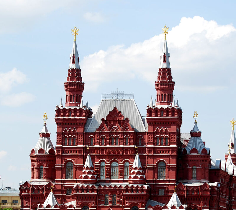 Red Brick Building — Dramatic