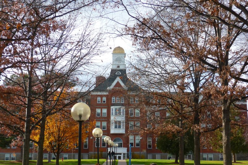 Red Brick Building with Dome