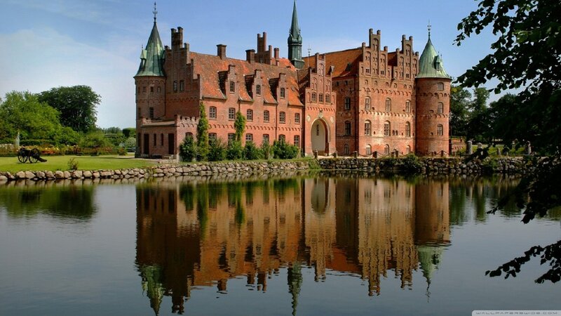 Red-brick Castle — Brown, Serene, Afternoon