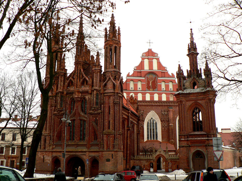 Red Brick Church — Serene, Winter