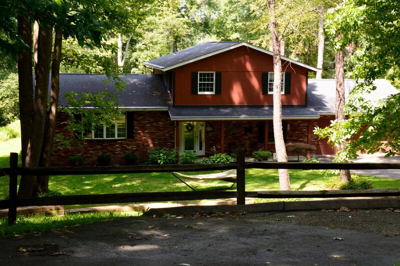 Red Brick House — Serene, Afternoon