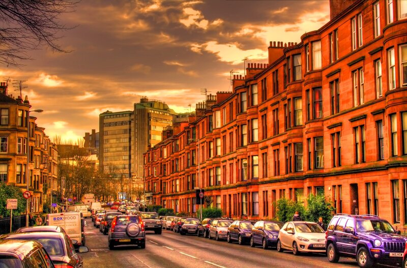 Red Brick Townhouses — Orange