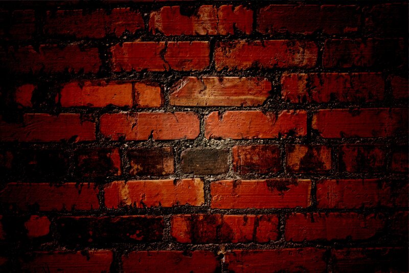 Red Brick Wall — Black